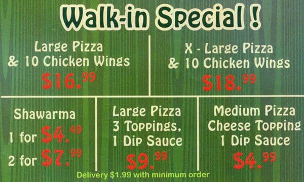 Menu of Bilal Halal Chicken & Pizza photo13