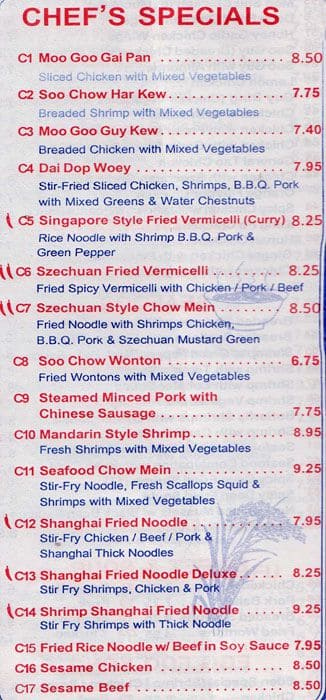 Menu of Eden Chinese Food photo5