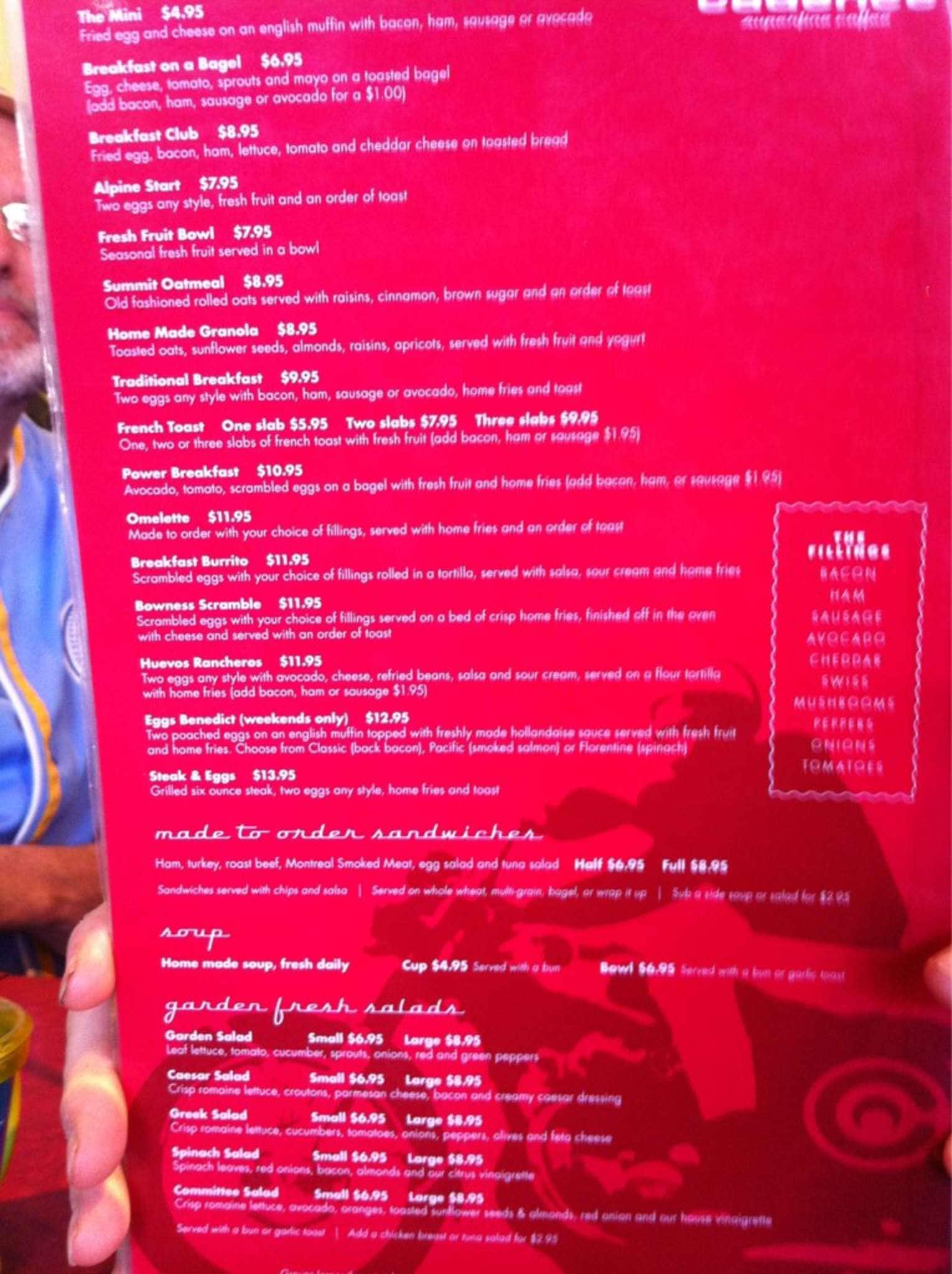 Menu of Cadence photo3