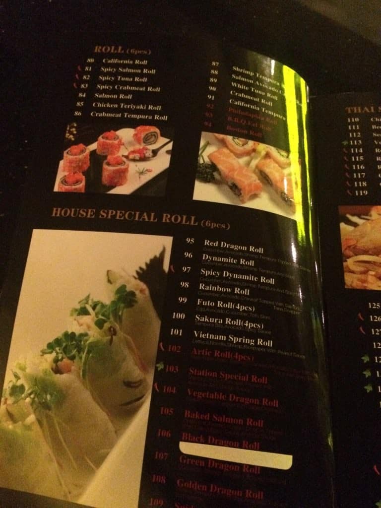 Menu of Sushi Station photo4