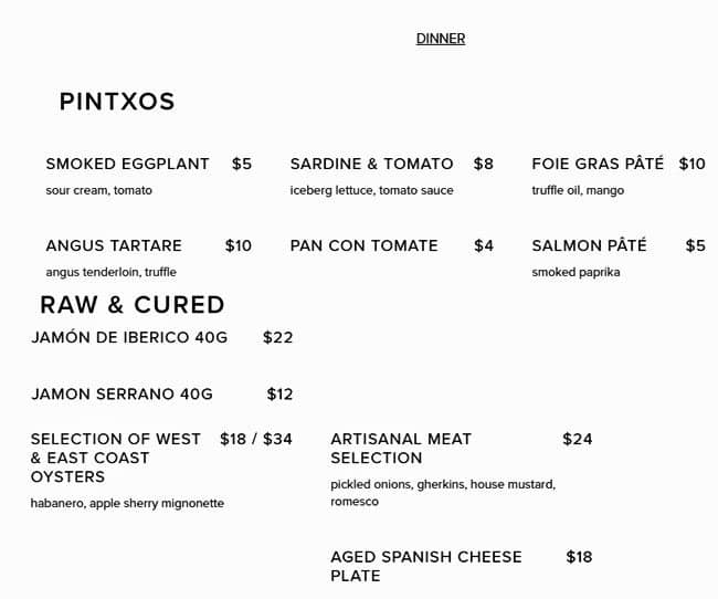 Menu of Tapagria photo5