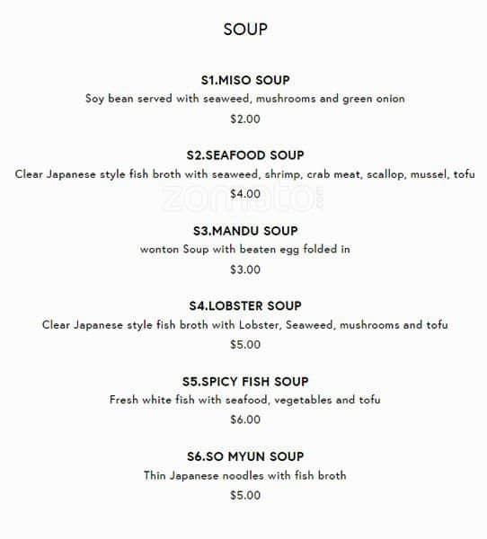 Menu of Yumei Sushi photo5