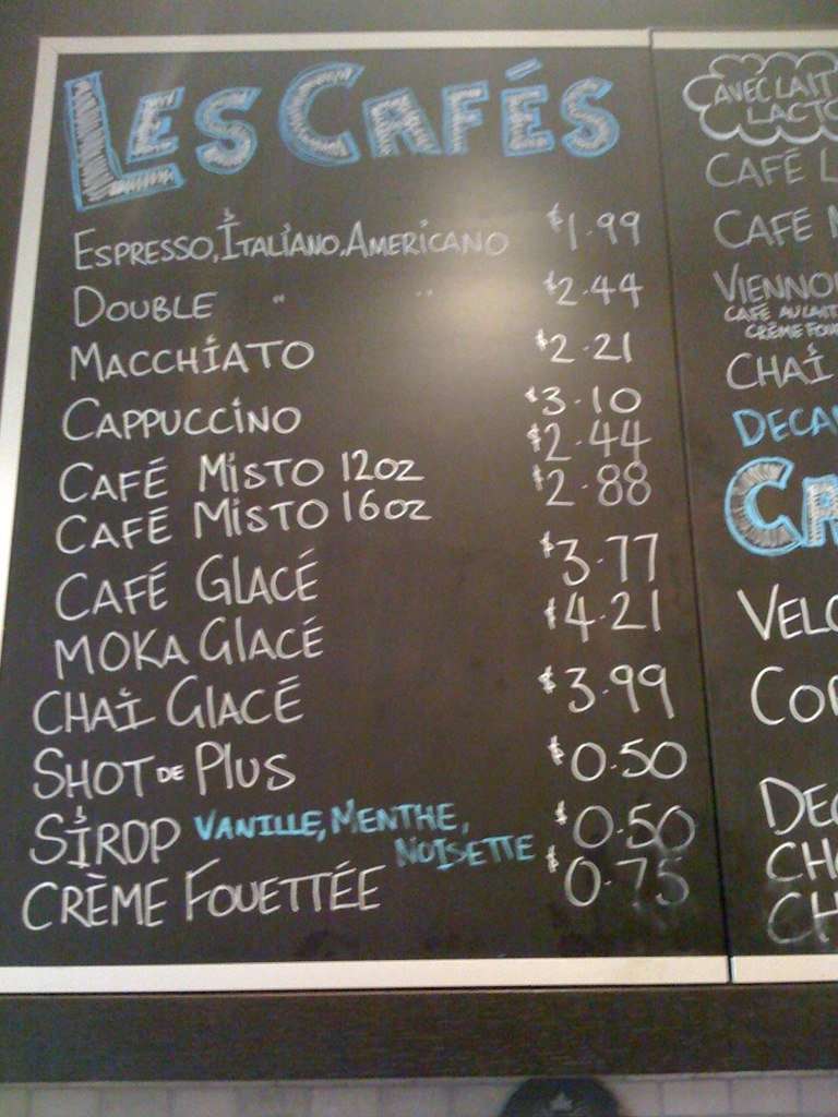Menu of Caffè Art Java photo2