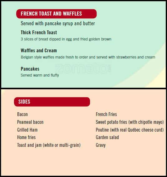 Menu of The Moose and Barrel photo11