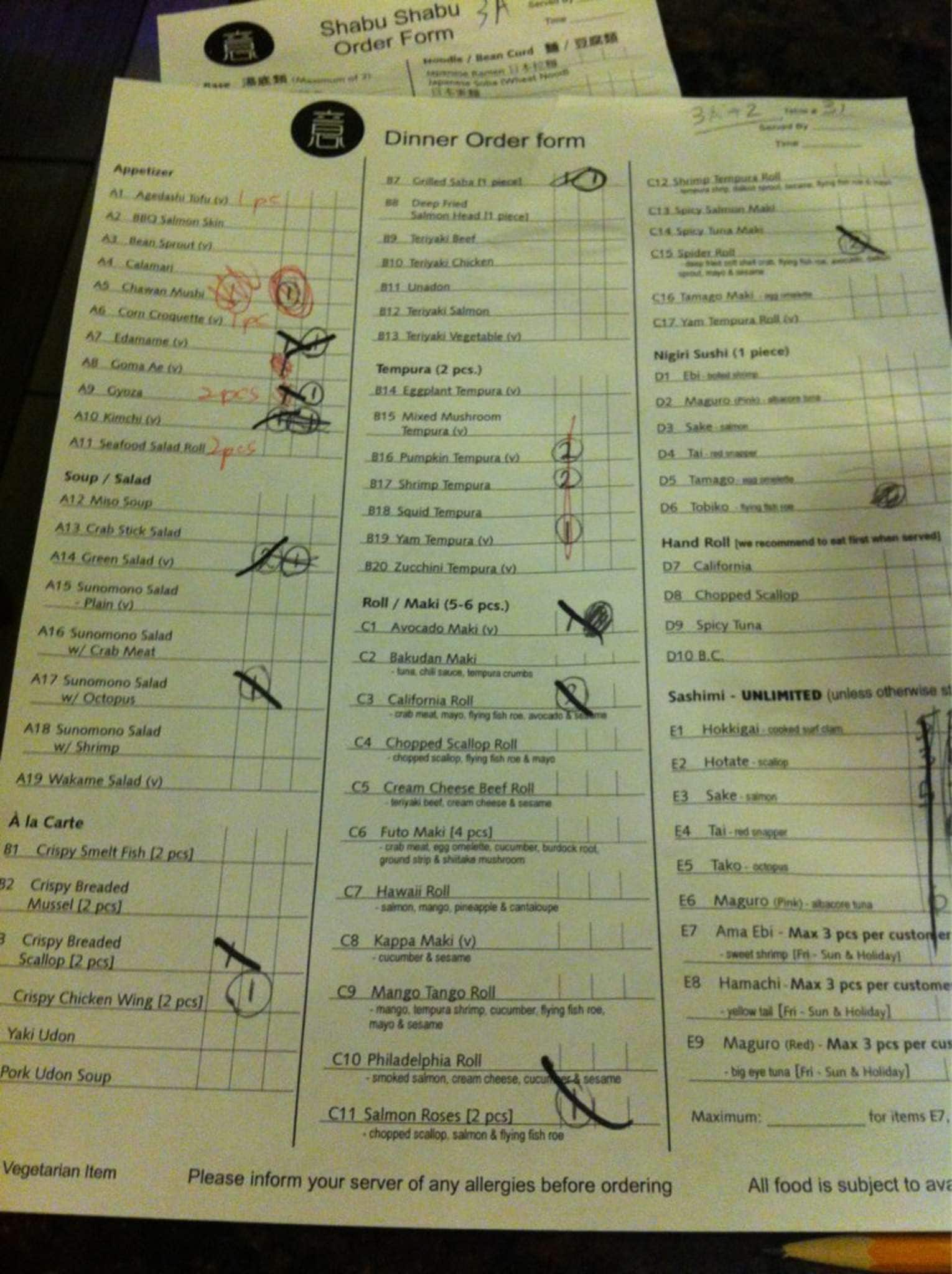 Menu of IGI BBQ and Sushi Bistro photo2