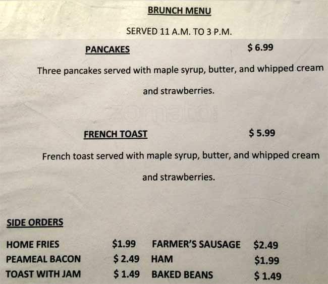 Menu of West Shore Bar & Grill photo16