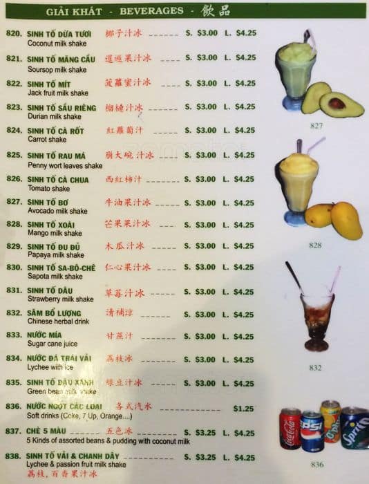 Menu of Pho Mi Viet Hoa photo9