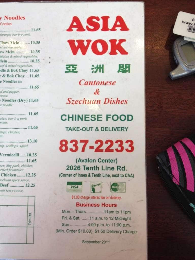 Menu of Asia Wok photo2