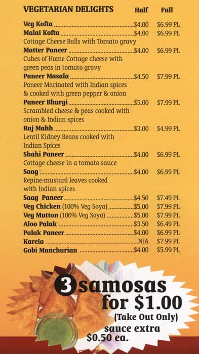 Menu of Taste of Punjab photo4