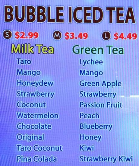 Menu of Kin-Kin Bakery & Bubble Tea photo2