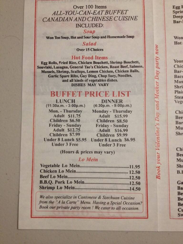 Menu of Jubilee Super Buffet photo3
