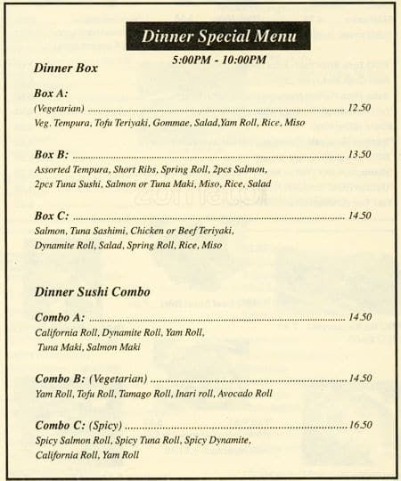 Menu of I Sushi photo15