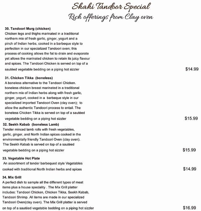 Menu of King Mahal Restaurant photo6