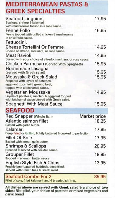 Menu of Taste Of Greek Cuisine photo9