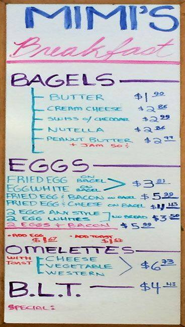 Menu of Mimi’s Caffe photo4