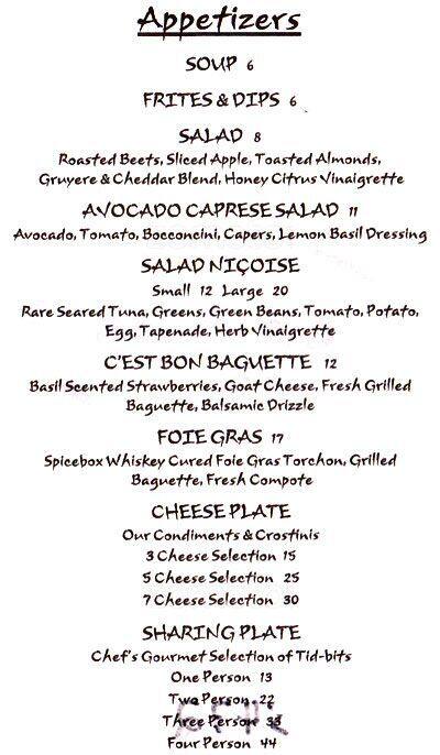 Menu of Canvas Resto-Bar photo4