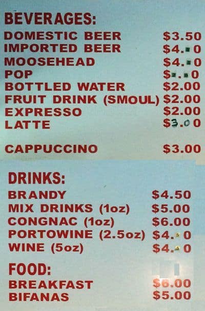 Menu of Pico Sports Bar photo2