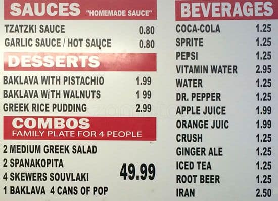 Menu of The Kabob House photo4