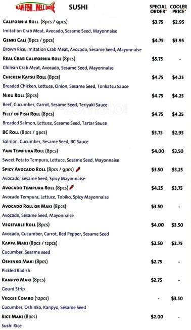 Menu of Fujiya photo2