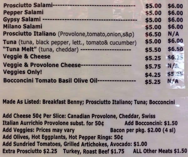 Menu of Benny’s Market photo3