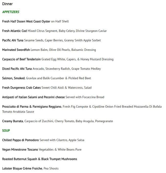 Menu of Giardino photo4