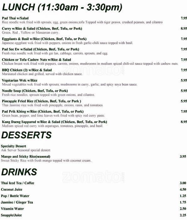 Menu of Thai Basil photo5