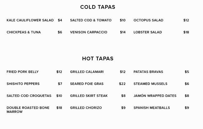 Menu of Tapagria photo3