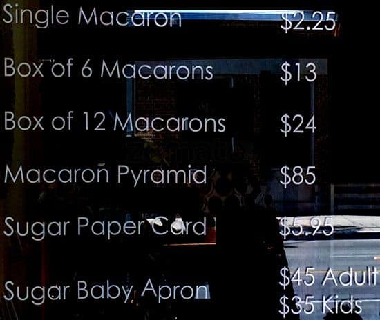 Menu of AG Macarons photo3