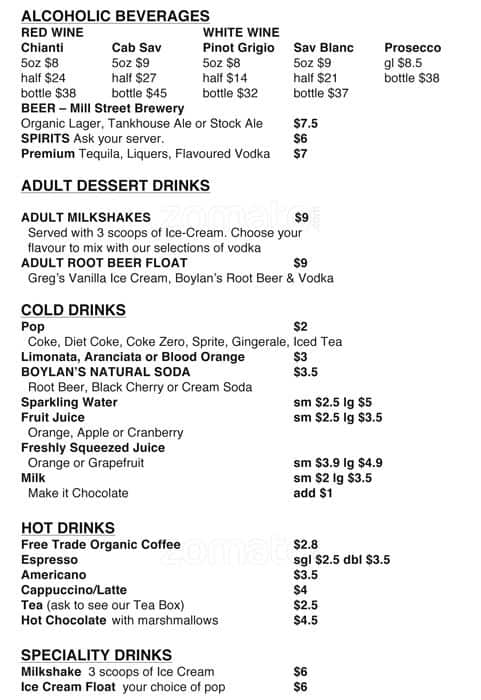 Menu of Uncle Betty’s photo6