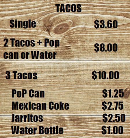 Menu of Hermanos Mexican Grill photo2