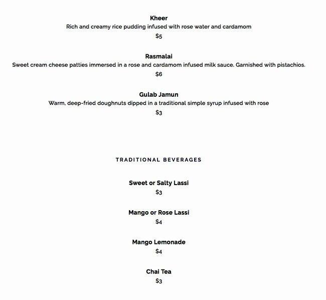 Menu of Sizzling Tandoor Restaurant photo12