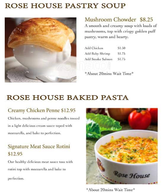 Menu of Rose House photo5