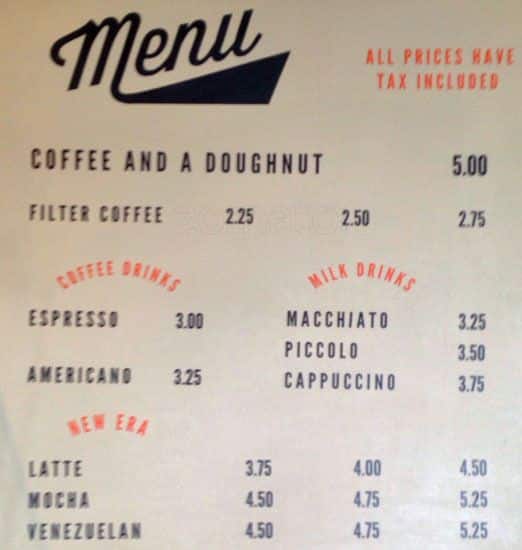 Menu of Forty Ninth Parallel Cafe & Lucky’s Doughnuts photo2