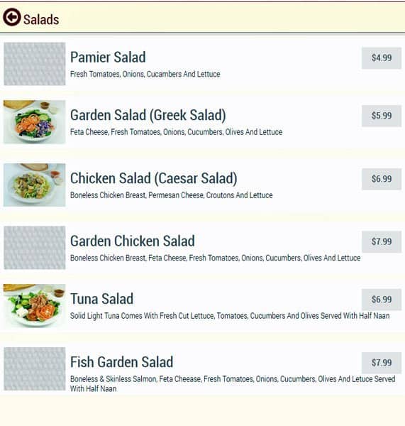 Menu of Pamier Kabob photo6