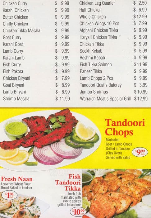 Menu of Warraich Meats photo5