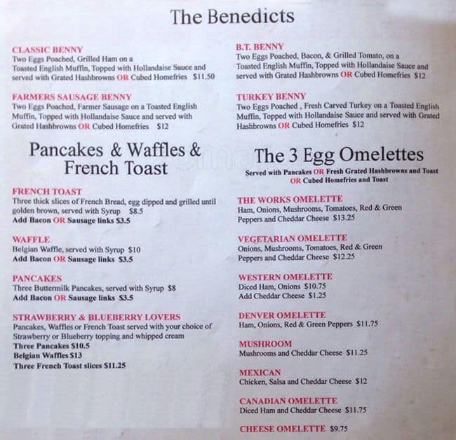 Menu of Coast & Country Diner photo3