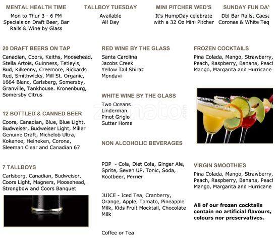 Menu of The Fox Goes Free photo4