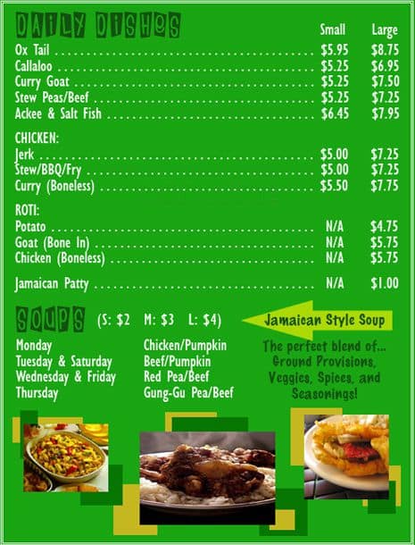 Menu of Peter Chang’s Reggae Kitchen photo2