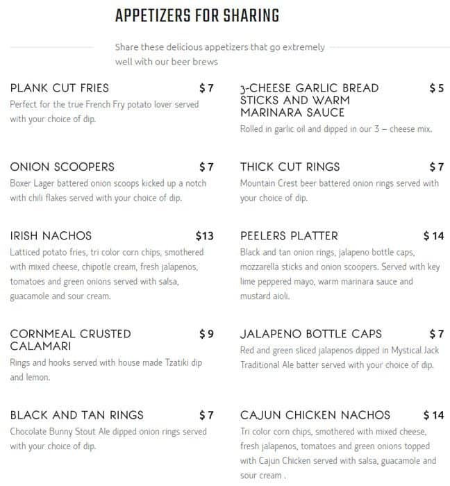 Menu of Pizza Brew photo3