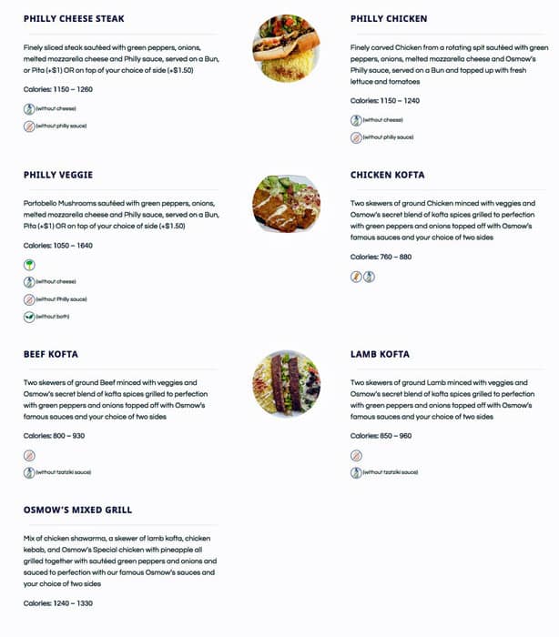 Menu of Osmow’s photo8