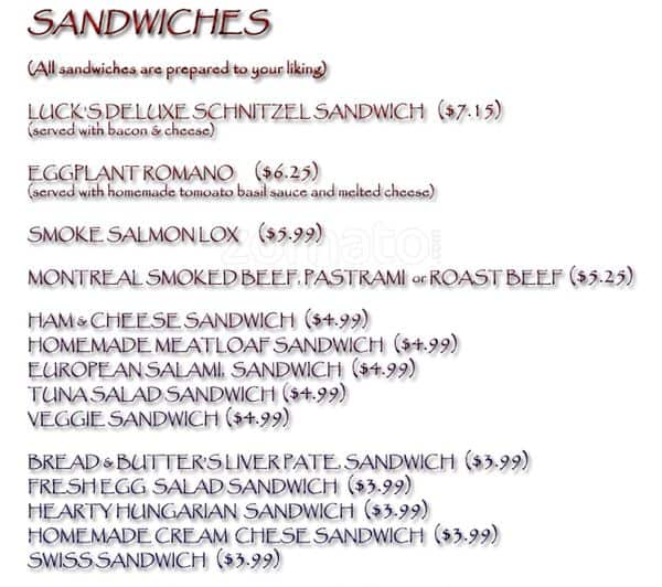 Menu of Bread & Butter photo5