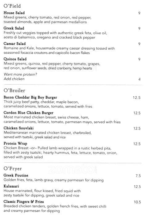 Menu of O’Love Bistro photo3