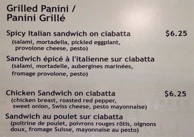 Menu of Cafétéria Des Beaux-Arts photo4