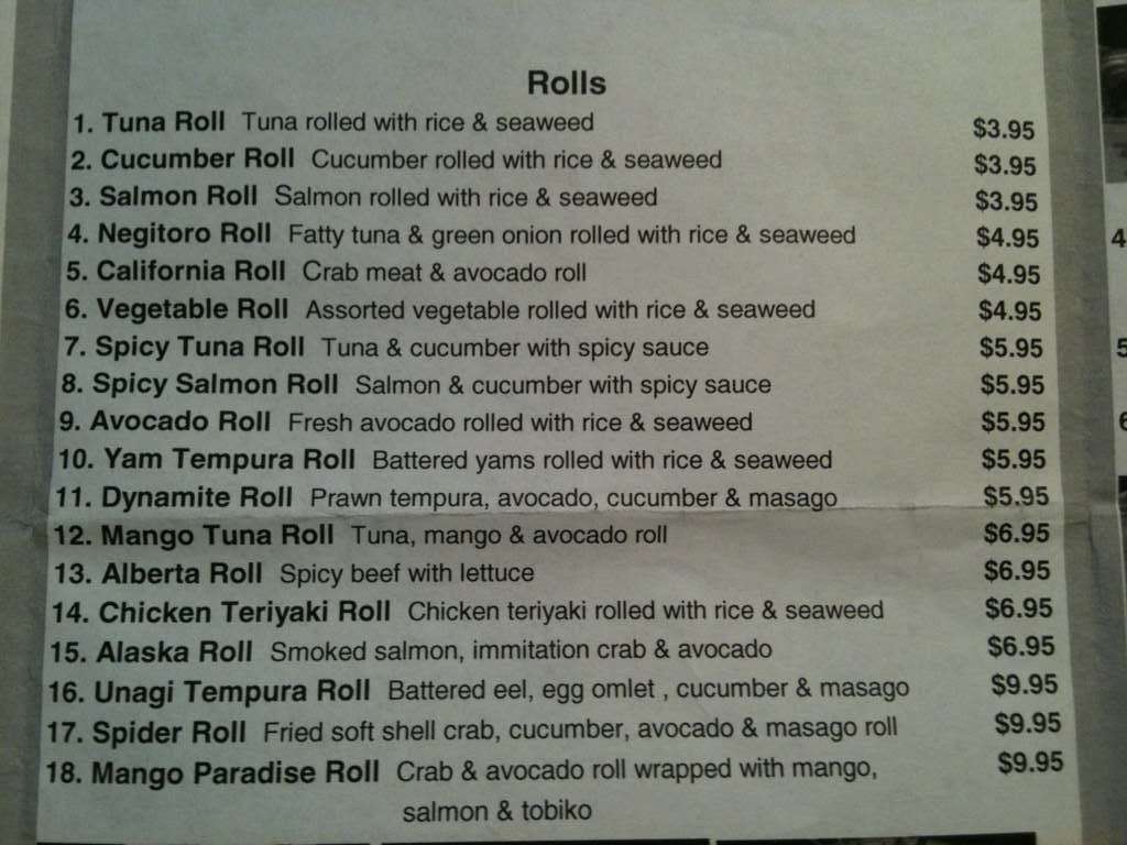 Menu of Sushi & Co. photo6