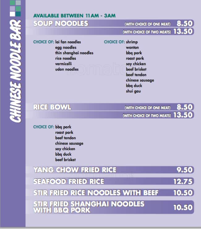 Menu of Splash Bistro photo2