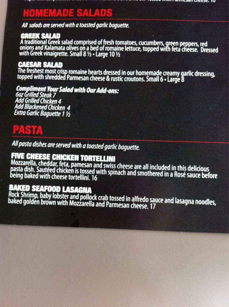 Menu of Madison’s Restaurant & Bar photo4