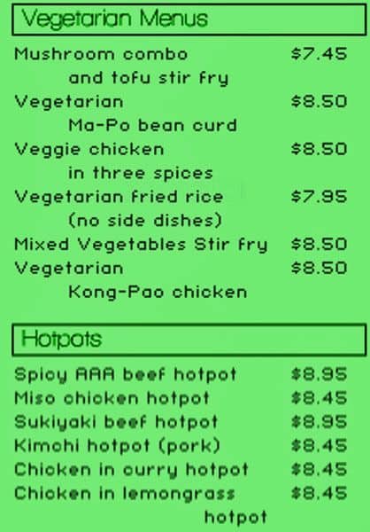 Menu of Well Tea photo5