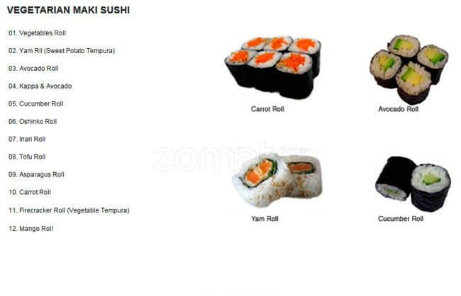 Menu of Osaka Island photo8