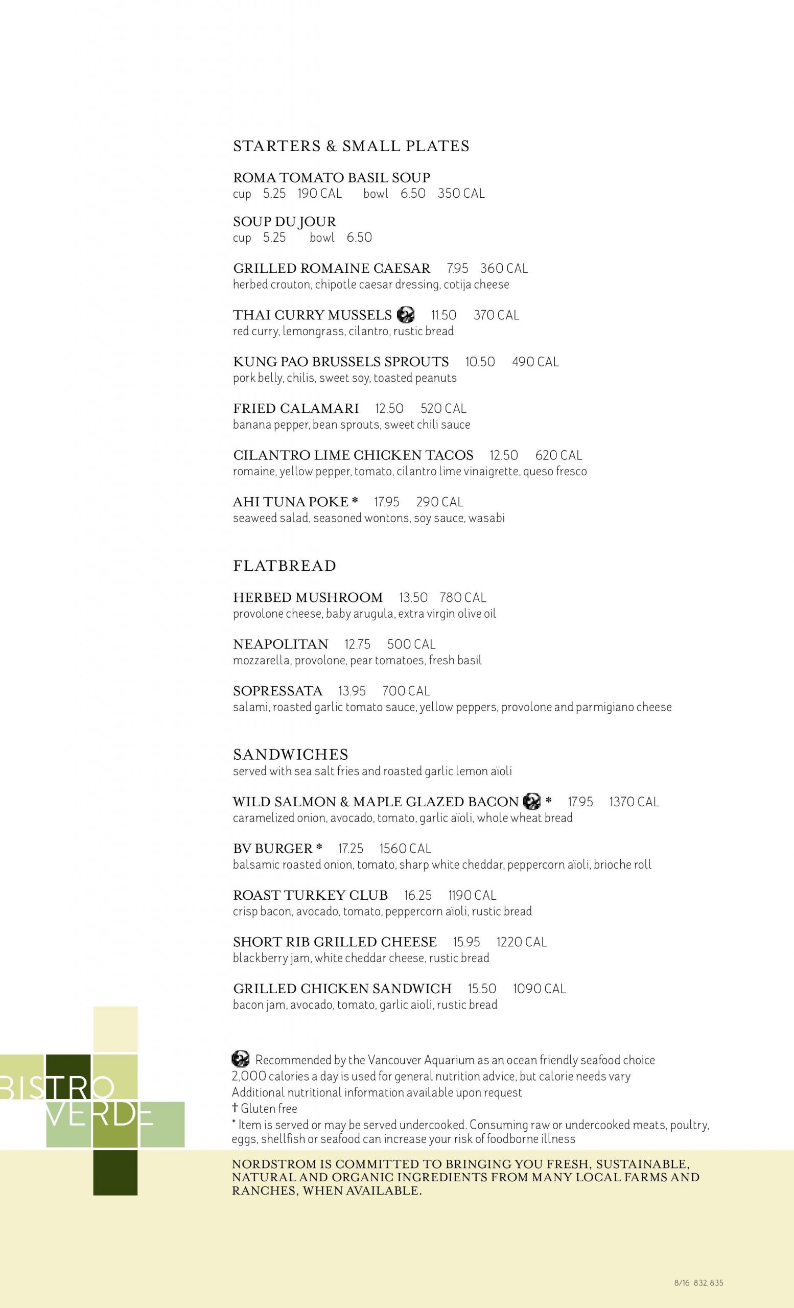 Menu of Bistro Verde photo2