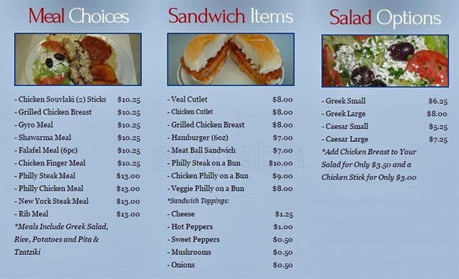 Menu of Milano Food Works photo2